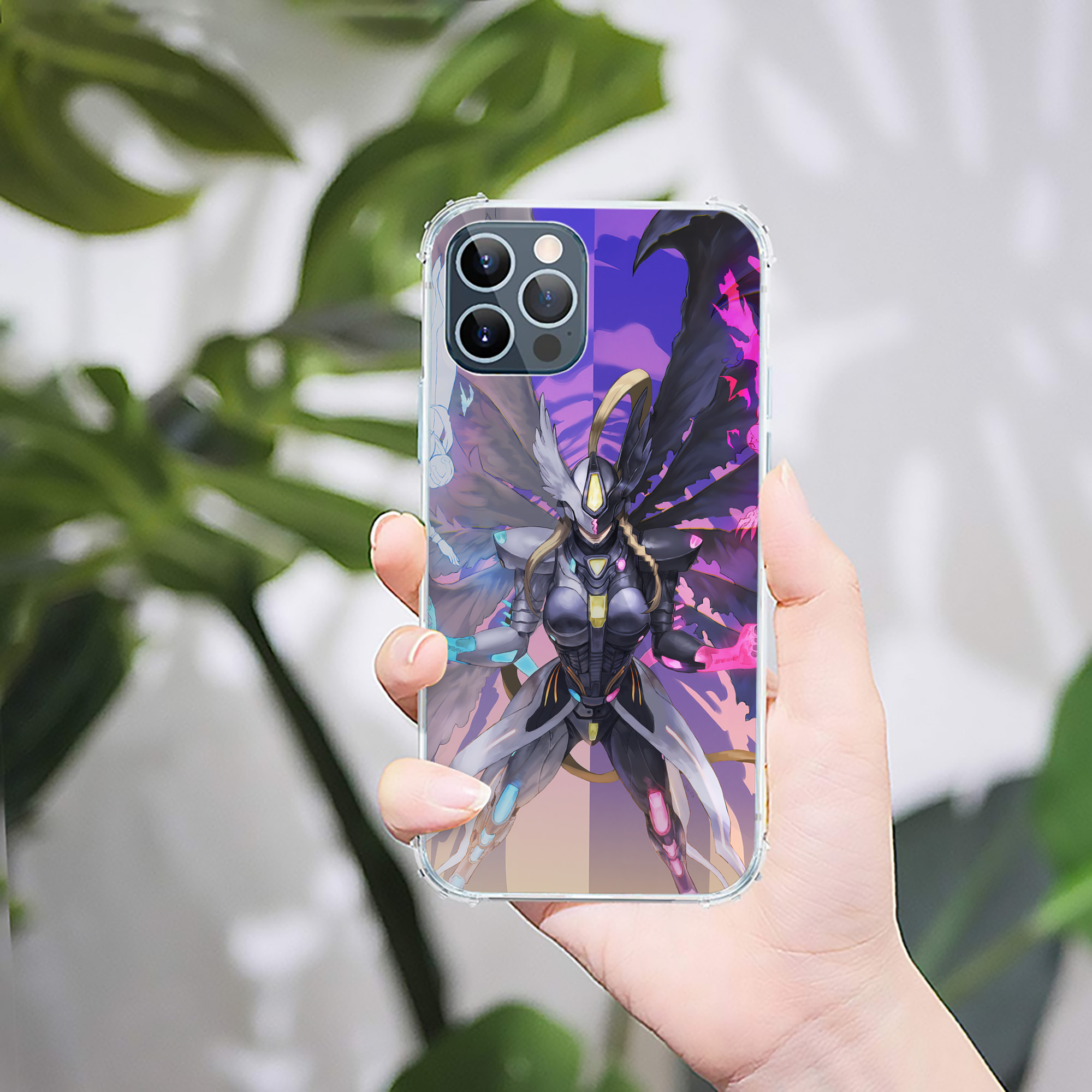 （画像用） Digimon デジタルモンスター/デジモン 【iPhone 12シリーズ対応】透明スマホケース（クリアソフトケース）